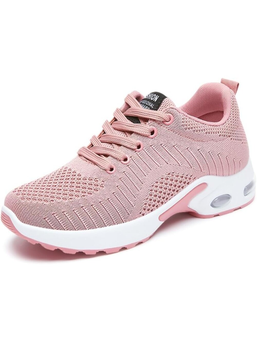 〽️Women's Athletic Running Sneakers Pink Closed Toe Low Top Breathable Mesh